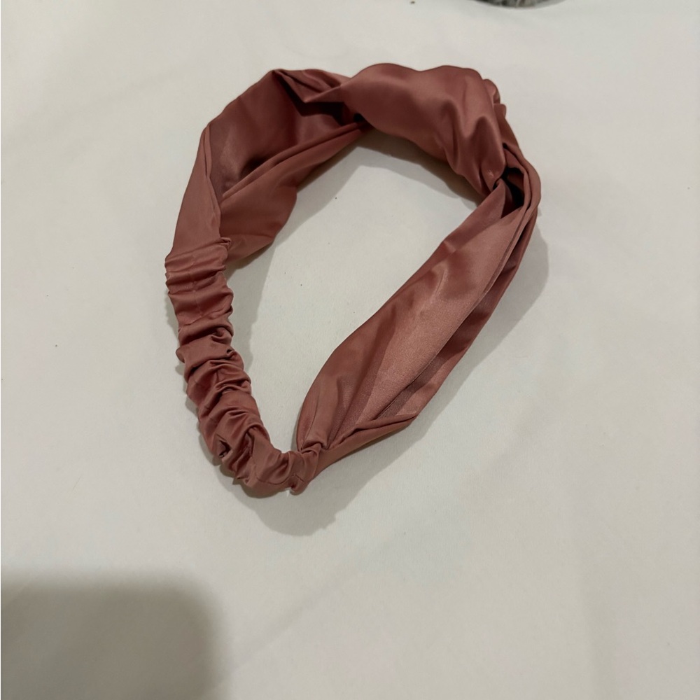 Lululemon Satin Headband in Rose Pink